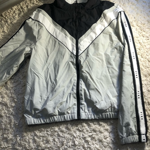 PINK wind breaker worn once! - Picture 2 of 5